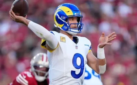 Matthew Stafford Surpasses 9-Time Pro Bowler for 4th-Most Passing Touchdowns in Los Angeles Rams History