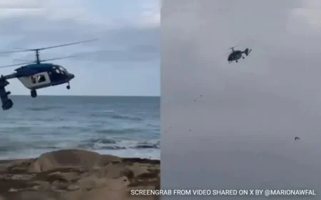 Video Captures Dramatic Moment Russian Helicopter Breaks Apart Before Crash Killing Four