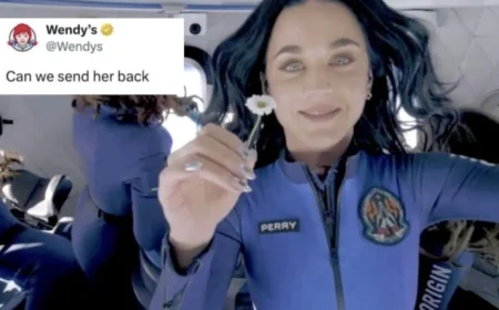 Katy Perry’s Manager Applauds Wendy’s Closures After Space Flight Mockery