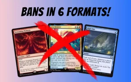 MTG Imposes Bans Across Six Formats on November 10