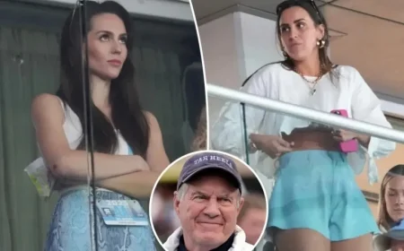 Bill Belichick’s Daughter-in-Law Jennifer Uncomfortably Dodges Jordon Hudson at UNC Game