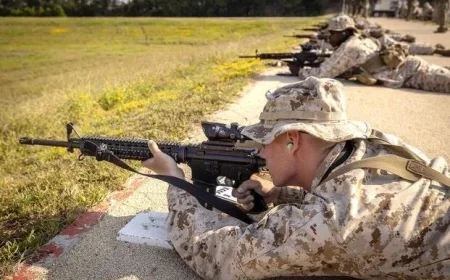 Parris Island Recruit Shot During Training Session Gunfire