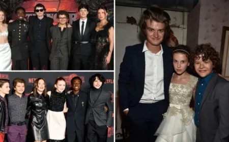 ‘Stranger Things’ Cast Evolution: First to Last Premieres Photos