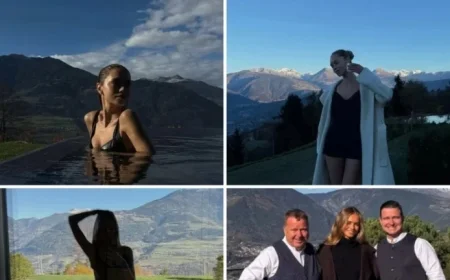 Laila Hasanovic Celebrates Birthday with Mountain Escape in Alto Adige