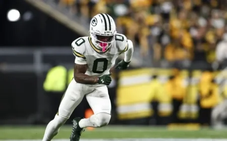 Packers Question Injury Status for Matthew Golden, Zach Tom