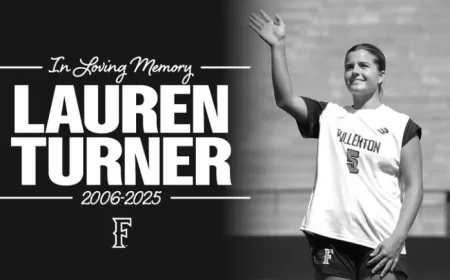 Cal State Fullerton Honors the Memory of Lauren Turner