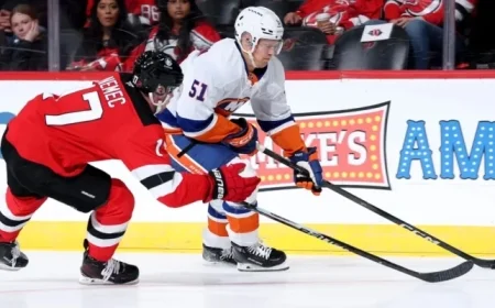 Islanders Continue Road Trip Against Devils