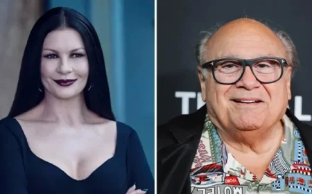 Catherine Zeta-Jones Eyes Danny DeVito for ‘Wednesday’ Role of Cousin Itt