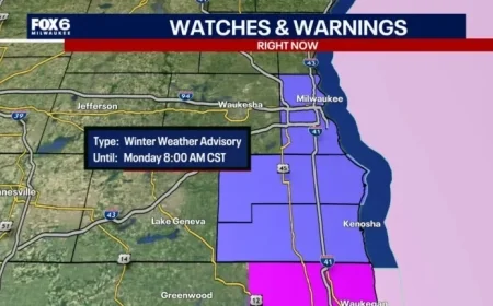 Southeast Wisconsin Faces Winter Weather Advisory