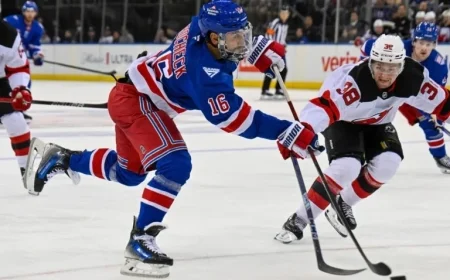 Trocheck Returns, Perreault Promoted in Rangers’ Lineup Revamp