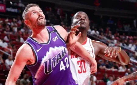 Jazz Dominates, Love Shines, Spurs Struggle as Castle Impresses against Grizzlies