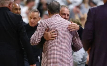 Izzo Leads Michigan State to Victory Over Arkansas and Calipari