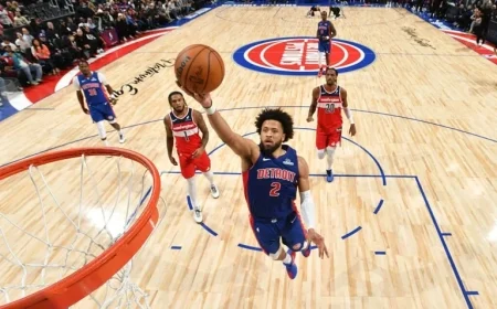Cade Cunningham Shines as Pistons Triumph Over Wizards Following Cam Whitmore’s Intense Foul