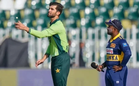 Sri Lanka Chooses to Field First Against Pakistan in 1st ODI