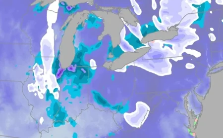 Lake-Effect Snow Pounds Chicago; Continues Through Tuesday in Great Lakes and Northeast