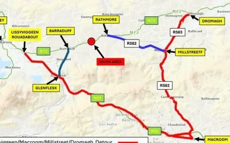 N72 Experiences Temporary Road Closures and Stop/Go System Setup