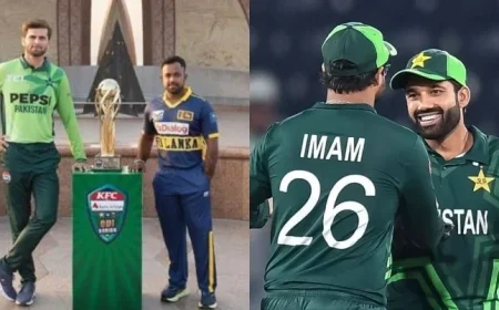 Explore the 2025 Sri Lanka Tour of Pakistan: ODI Fixtures, Squads, and Head-to-Head Details