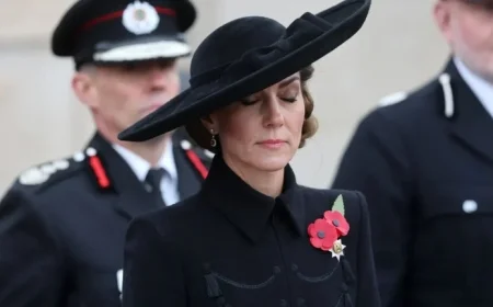 Princess Kate Honors Fallen War Heroes at National Memorial Tribute