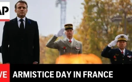 Live Coverage of Armistice Day Ceremony in France Commemorating World War I’s End
