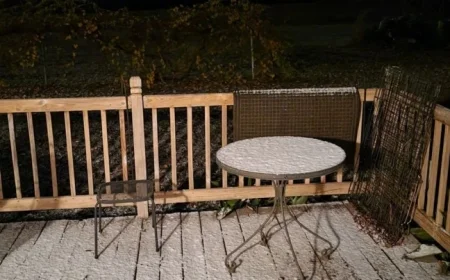 Snow Flurries Dust Earth Just 48 Hours After Near-80° Weather