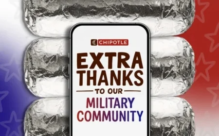 Chipotle Celebrates Veterans Day with Free Entrée for Service Members