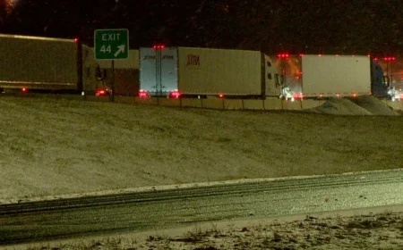 Hazardous Cold Weather Sparks Traffic Chaos on WNC Interstates
