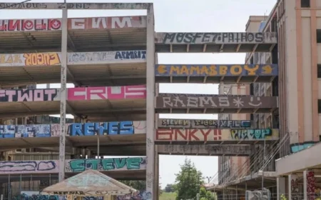 New Orleans Firefighters Tackle Two-Alarm Blaze at Bywater Navy Base