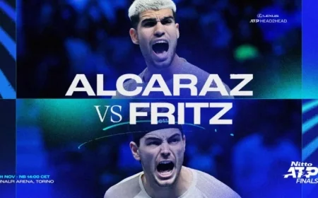 Alcaraz Faces Fritz: Clash of Champions at Nitto ATP Finals