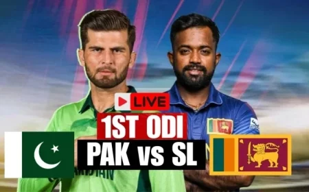 Watch Live: Sri Lanka Chases 300 Runs in 300 Balls in Thrilling Pakistan vs Sri Lanka 1st ODI Match