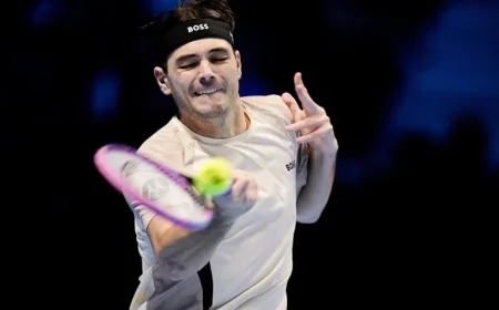 AMP Fritz Emerges as a Strong Contender to Alcaraz while Sinner Launches Solid Defense at ATP Finals