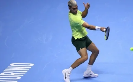 Follow Live: Alcaraz vs Fritz in Alcaraz’s Second Match at the Masters Cup