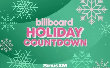 SiriusXM Kicks Off the Season with Billboard Holiday Countdown