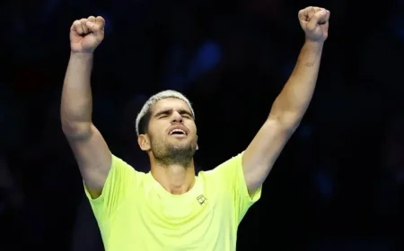 Taylor Fritz Triumphs as Jannik Sinner Begins Title Defense at ATP Finals