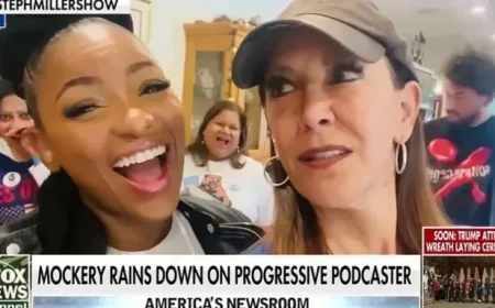 Left-Wing Podcaster Kisses Jasmine Crockett’s Shoes in Bizarre Moment