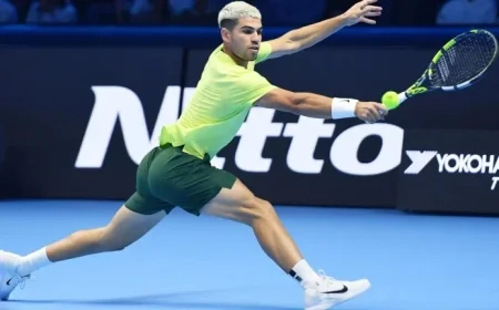 Alcaraz vs Musetti: Match Time and TV Viewing Details for ATP Finals in Turin