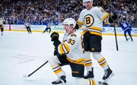 Bruins Rookie Celebrated as ‘Best on Ice’ by Marco Sturm After Sixth Win