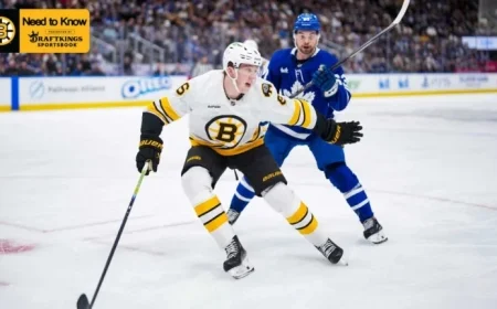 Bruins Clash with Maple Leafs: Key Details to Know