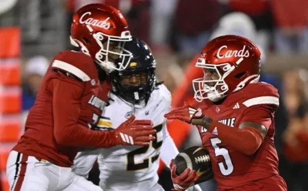 Louisville Drops in 2025 College Football Playoff Rankings
