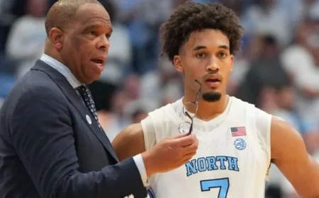 UNC Guard Trimble Sidelined Indefinitely with Arm Injury