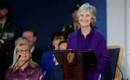 President Catherine Connolly Commits to Advancing Peace Equality and Sustainability for a Brighter Future