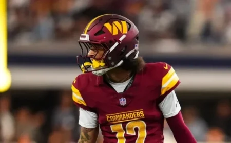 Washington Commanders Sign Wide Receivers; Trey Amos Placed on IR