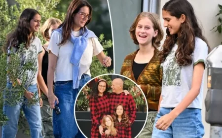 Emma Heming Takes Daughters on Errands with Bruce Willis
