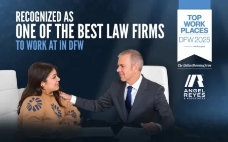 Angel Reyes & Associates Named a Top Law Firm to Work For in Dallas-Fort Worth