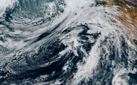 Intense Atmospheric River Storm to Drench California with Four Days of Rain