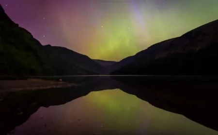 Massive Solar Storms Illuminate Irish Skies with Dazzling Northern Lights Display