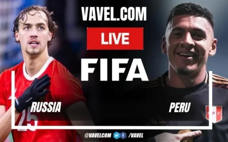 Russia vs Peru International Friendly Recap: Key Highlights and Goals from the 1-1 Draw