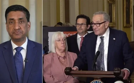 Ro Khanna Criticizes Senate Deal Ending Government Shutdown Calls for Schumer’s Resignation and Questions Epstein Files
