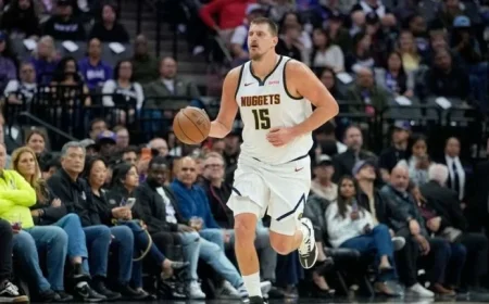 Nikola Jokic Scores 55 Points Leading Nuggets to Sixth Consecutive Victory in NBA Action