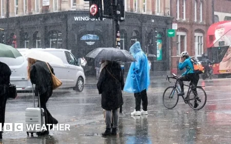 UK braces for Storm Claudia as Met Office issues amber rainfall warning
