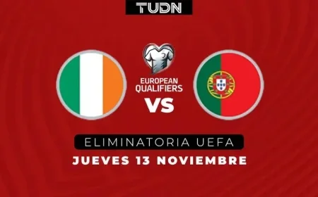 How to Watch Ireland vs Portugal UEFA Qualifiers: Schedule and Viewing Details
